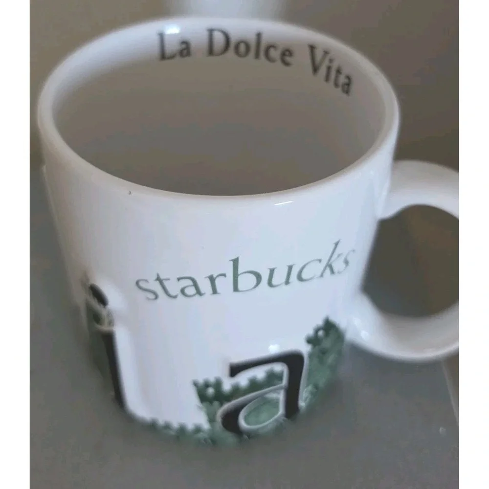 Starbucks 2003 Barista Italian Edition II Italia La Dolce Vita Italy Coffee Mug